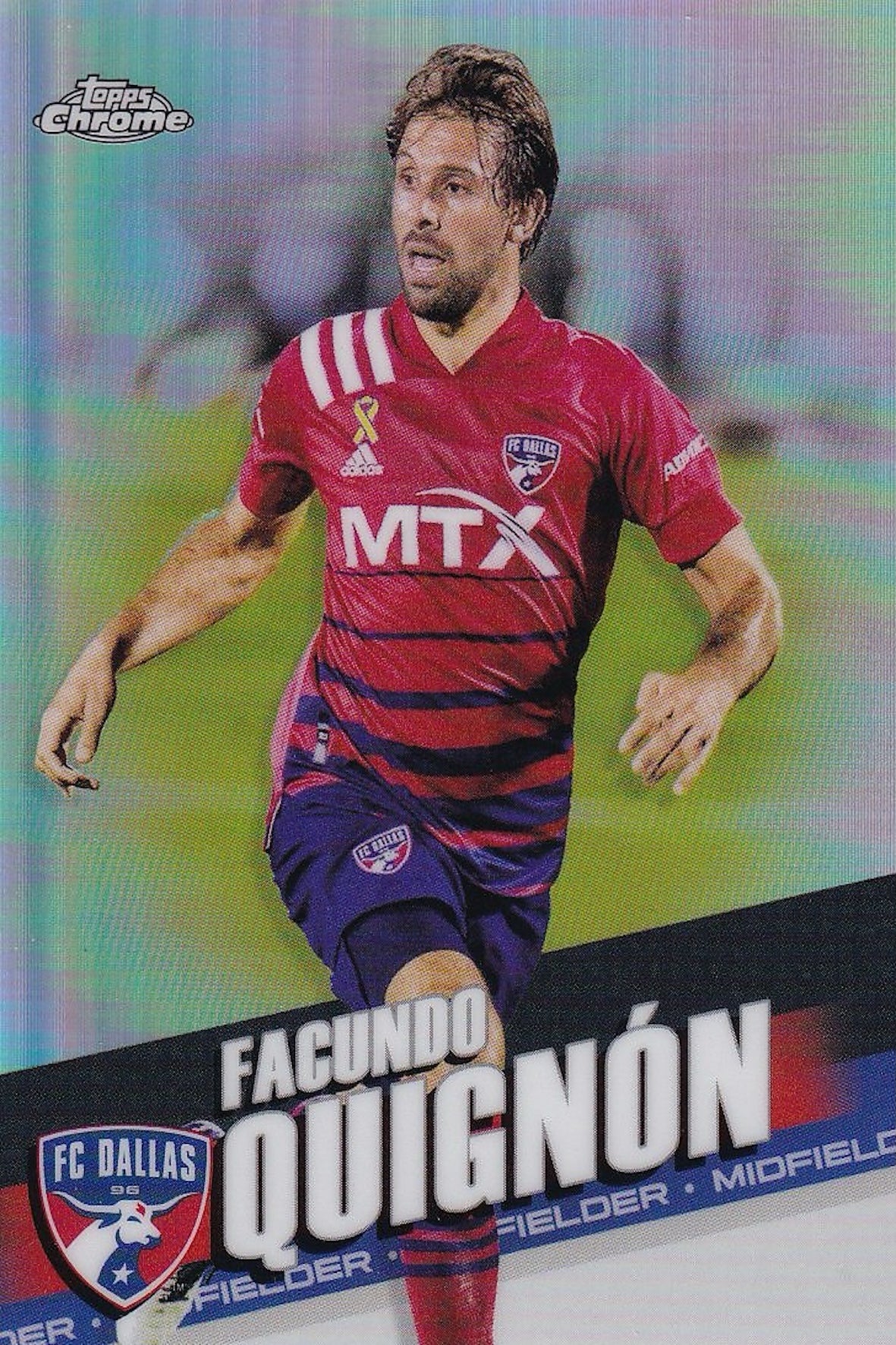 Facundo Quignon Base Card #145 - Topps Chrome 2022 MLS - FC Dallas