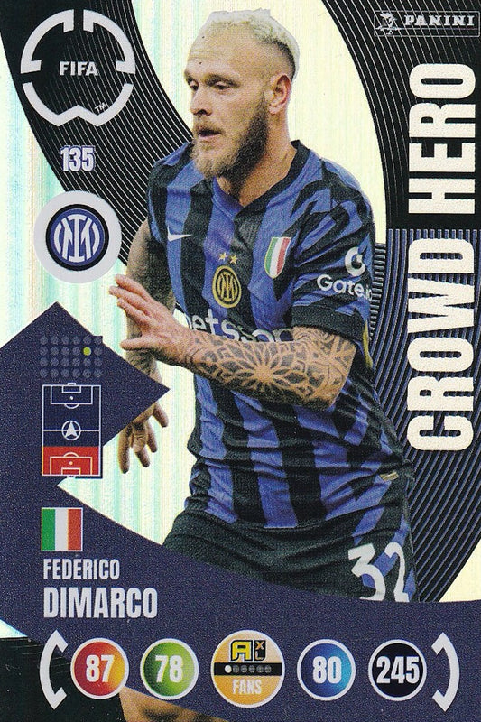Federico Dimarco Crowd Hero Card #135 - Panini Adrenalyn XL FIFA Club World Cup 25 (2025)