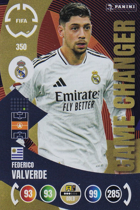 Federico Valverde Game Changer Card #350 - Panini Adrenalyn XL Club World Cup 25 (2025) Real Madrid