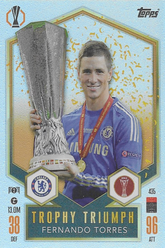 Fernando Torres Trophy Triumph Card No #435 - Topps Match Attax 2024/25