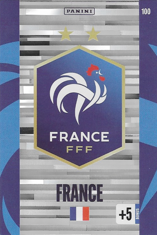 France Club Crest No 100 - Adrenalyn XL 2024 England Tournament Edition by Panini