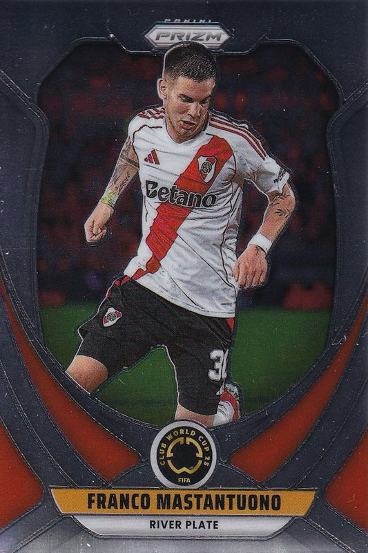 Franco Mastantuono Base Card #175 - Panini Prizm FIFA Club World Cup 25 (2025) - River Plate
