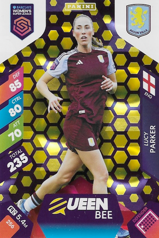 Full Set of all 6 Queen Bee Cards, Numbers 256-261 - WSL Women's Super League 2025 Panini Adrenalyn XL