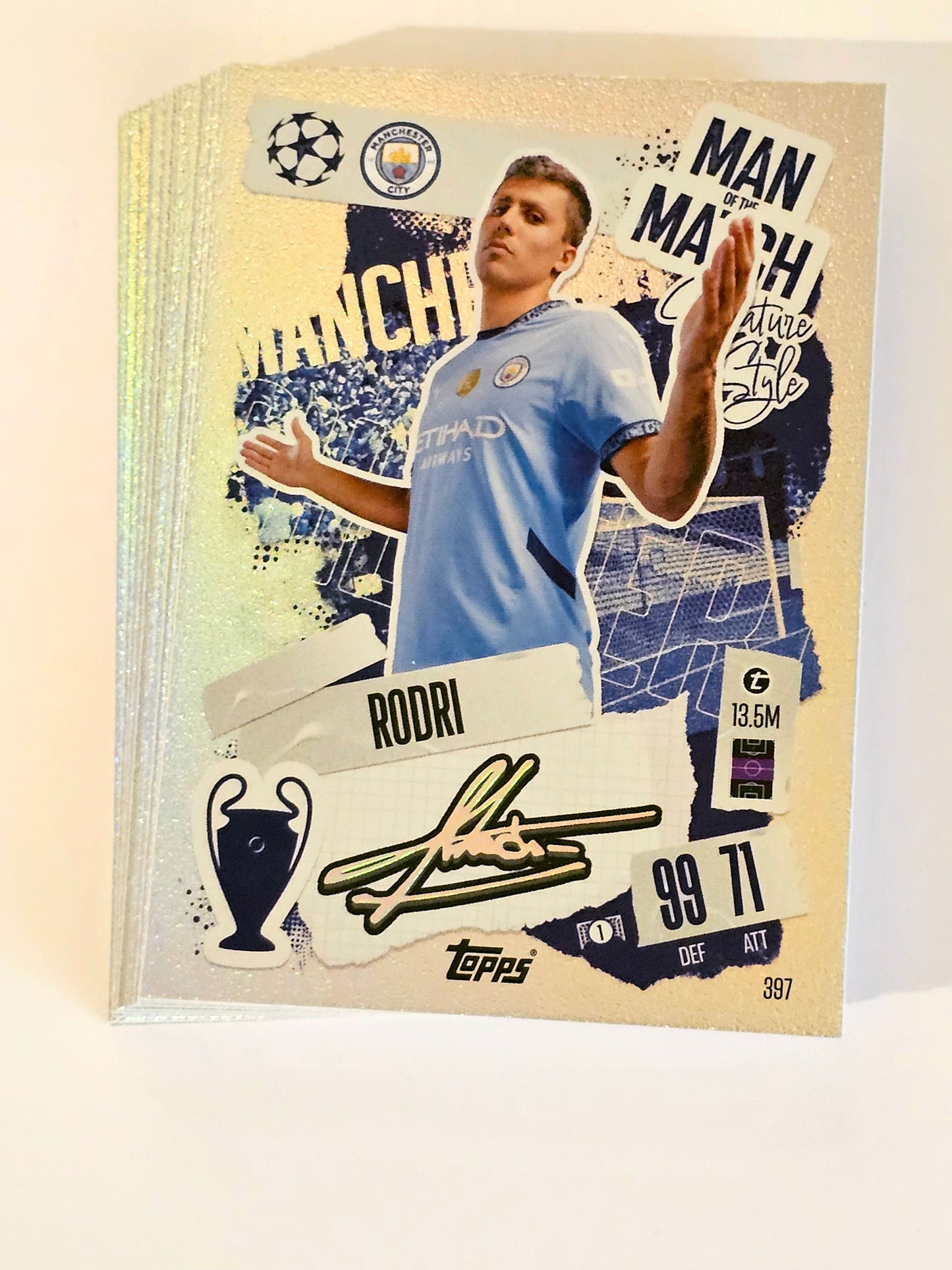Full Set of All 18 Man of the Match Signature Style Cards - TOPPS MATCH ATTAX 2024/25