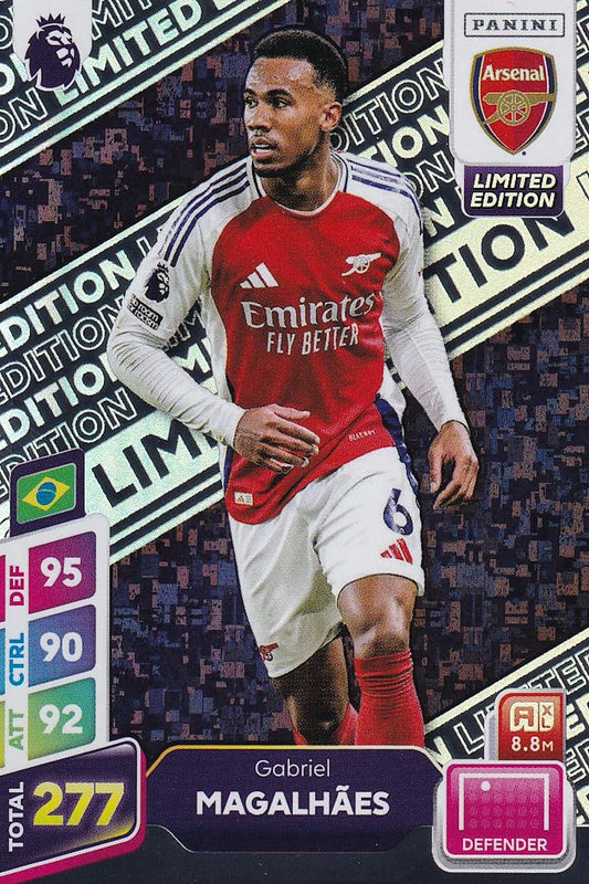 Gabriel Magalhaes Limited Edition Card - Panini Adrenalyn XL PLUS 2025 Premier League