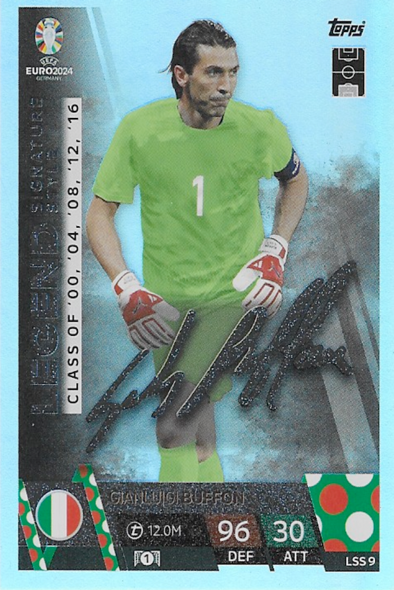 Gianluigi Buffon Signature Style Legend Card