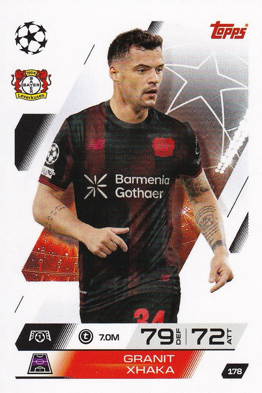 Granit Xhaka Base Card #178 - Topps Match Attax 25/26 (2025/2026)