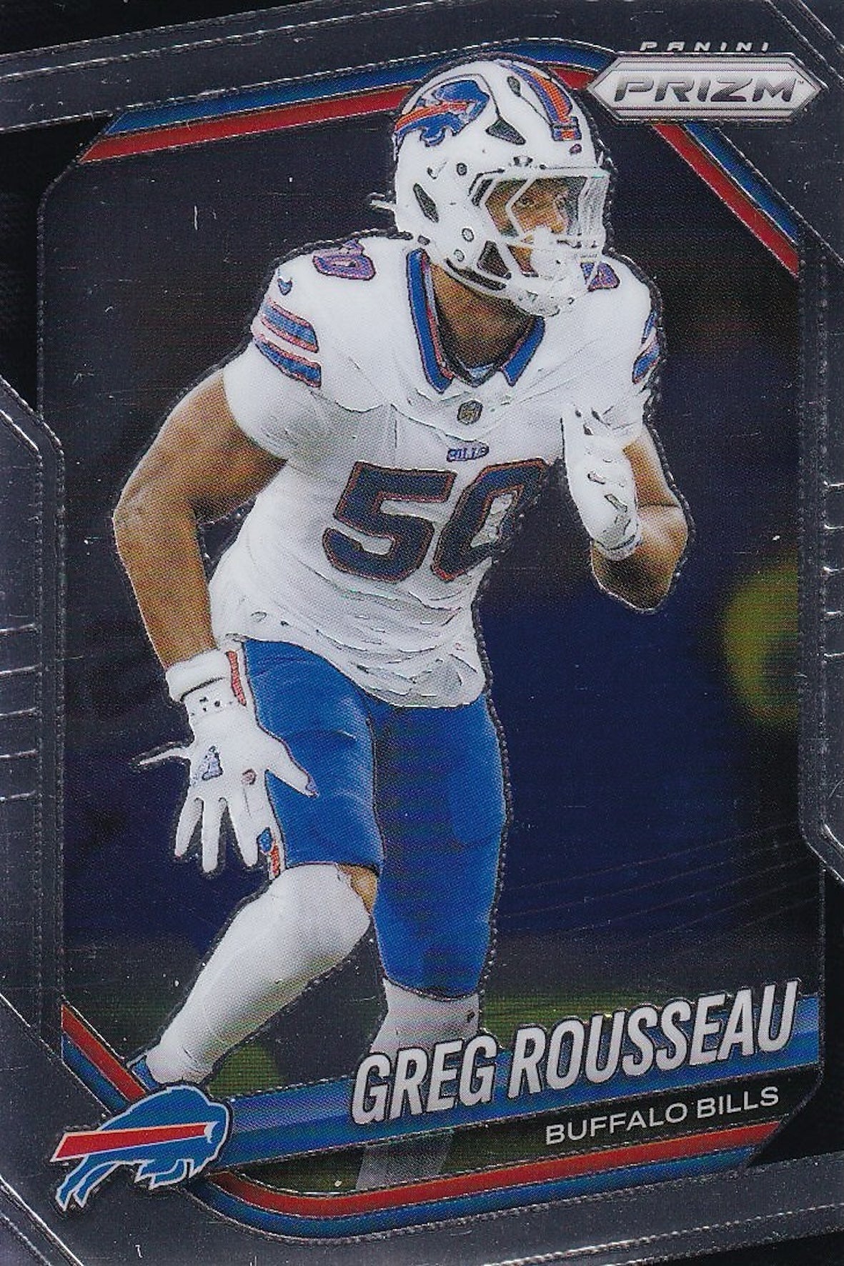 Greg Rousseau Base Card #9 - 2025 Panini Prizm Football - Buffalo Bills