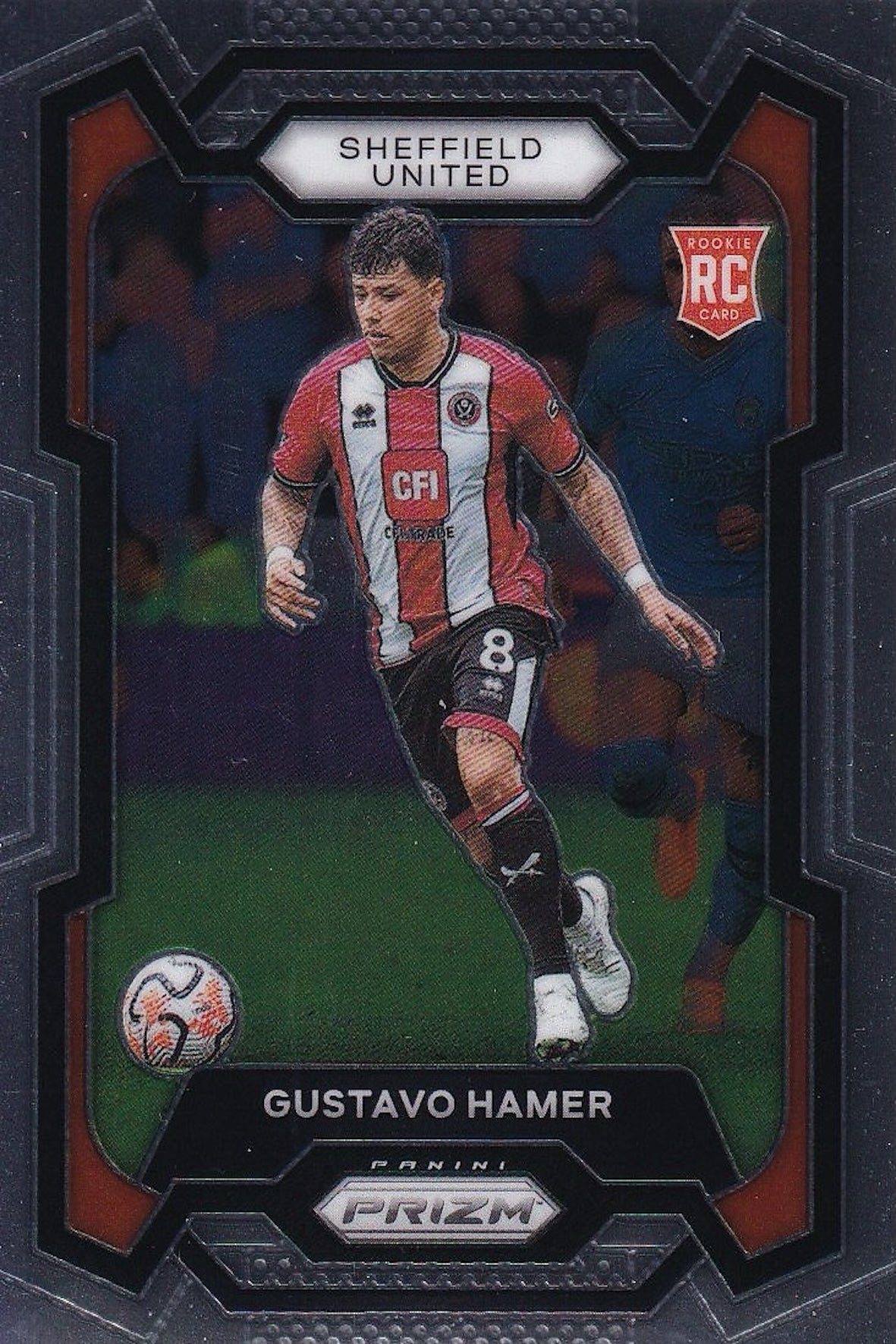 Gustavo Hamer Rookie Base Card #277 - Panini Prizm Premier League 23/24 (2023/2024) Sheffield United