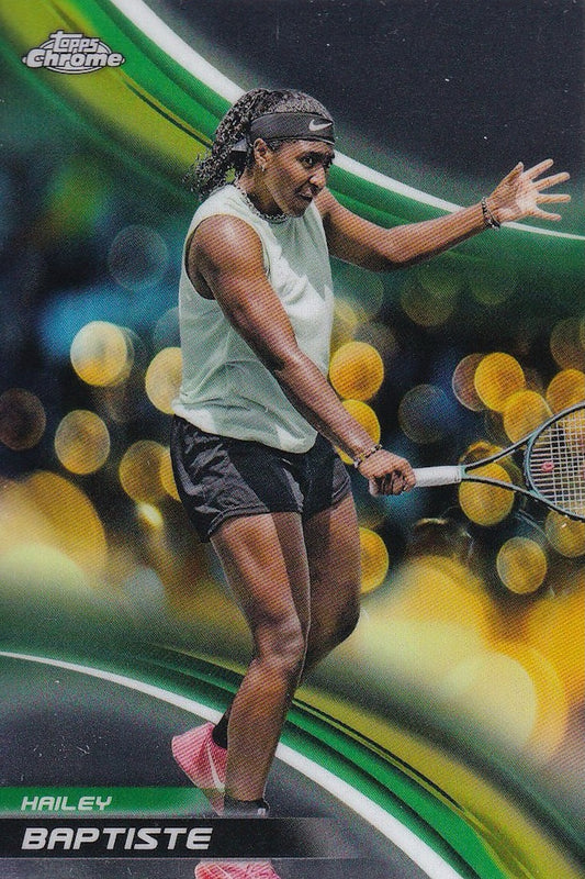 Hailey Baptiste Base Card #107 - Topps Chrome Tennis 2025