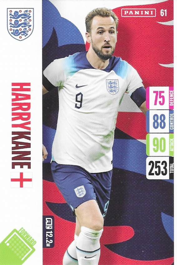 Harry Kane Base Card Number 61 - Adrenalyn XL 2024 Tournament Edition by Panini