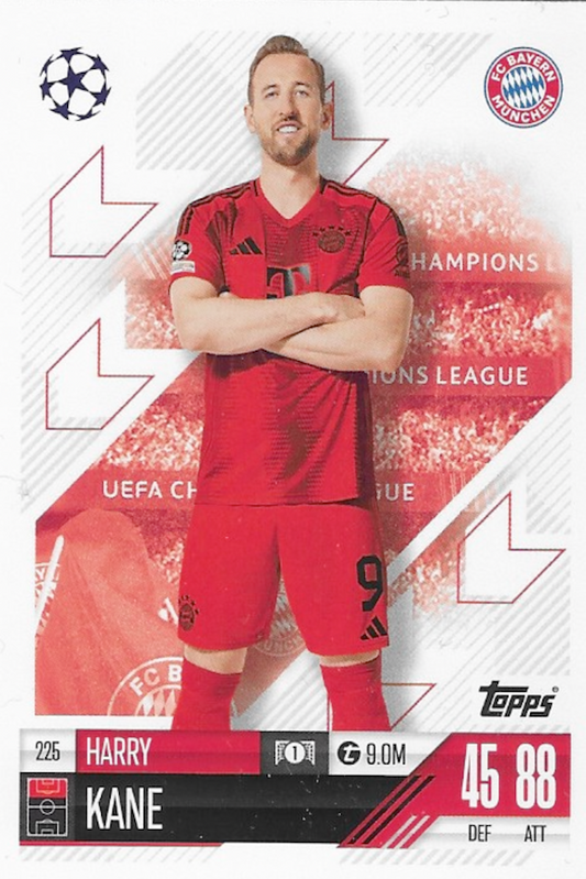 Harry Kane Base Card #225 - Topps Match Attax 2024/25 (FC Bayern Munich)