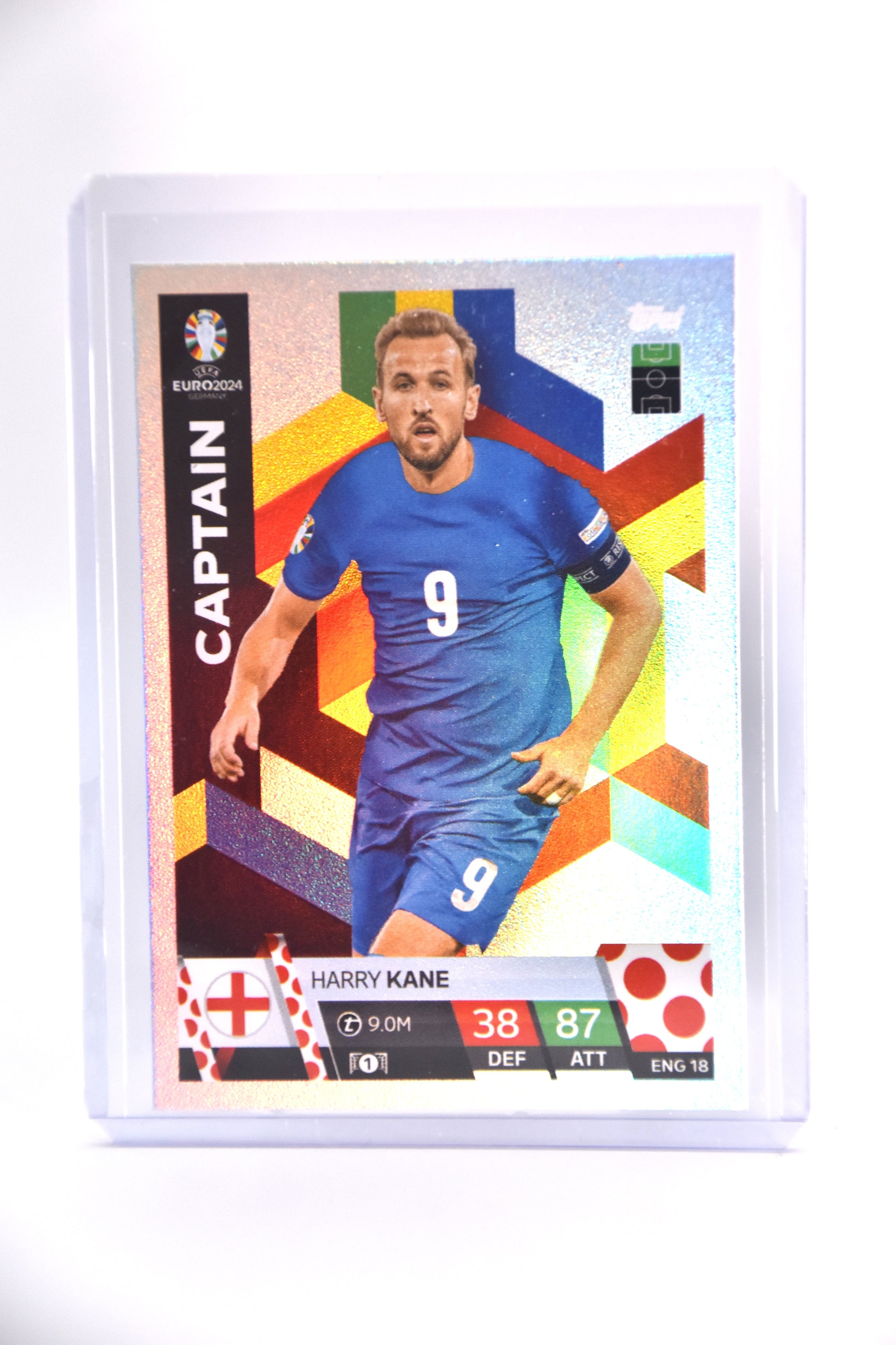 Harry Kane England Captain Trading Card - Match Attax EURO 2024