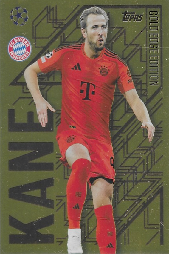 Harry Kane Gold Edge Edition Card #GE6 - Topps Match Attax 2024/25 (Bayern Munich)