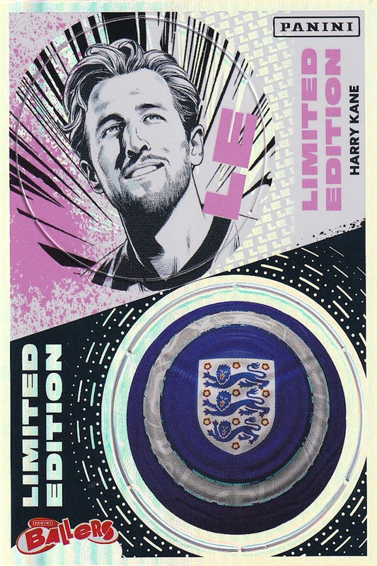 Harry Kane Limited Edition Card - Panini Ballers England Edition