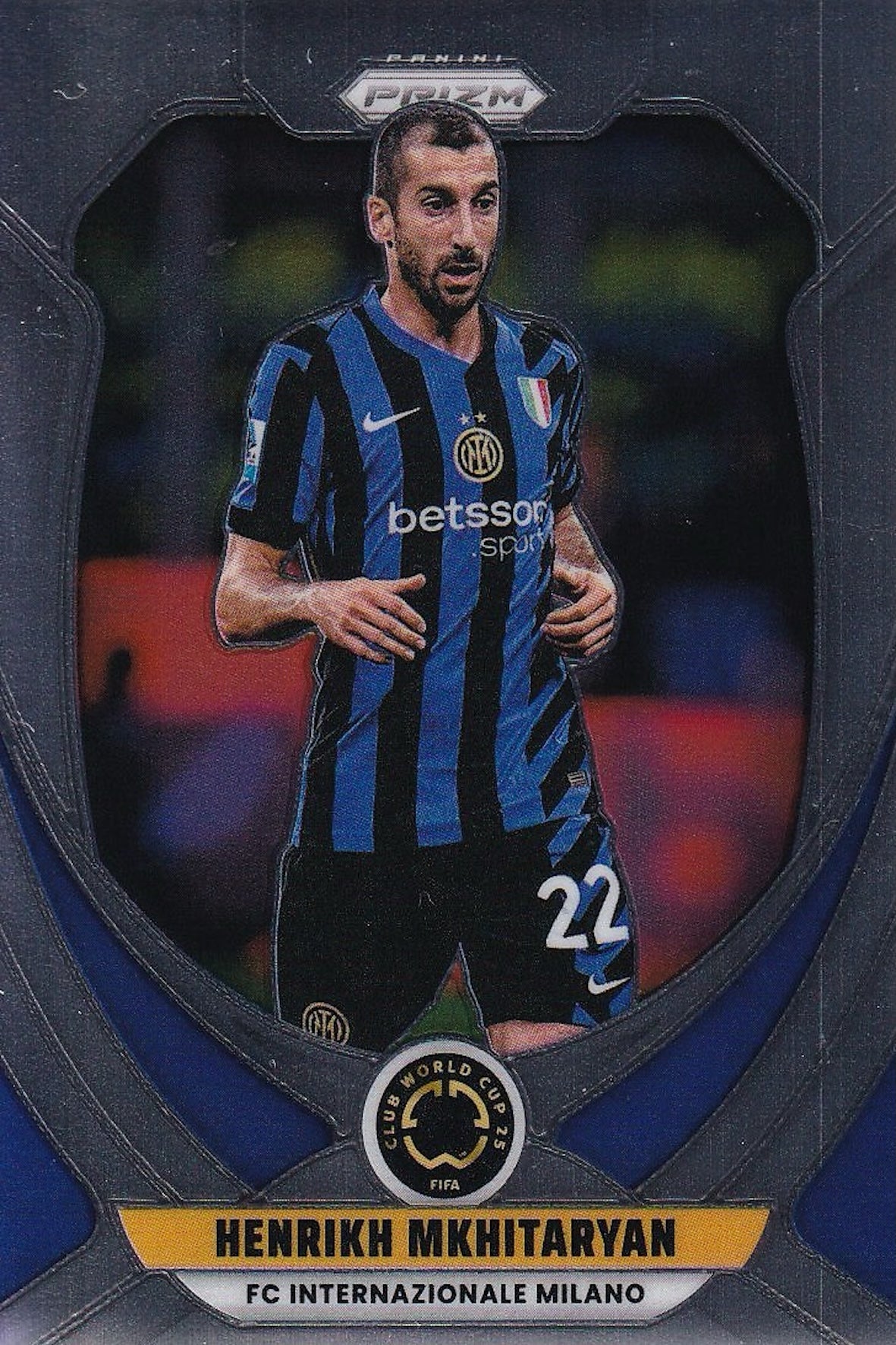 Henrikh Mkhitaryan Base Card #90 - Panini Prizm FIFA Club World Cup 25 (2025) - Inter Milan