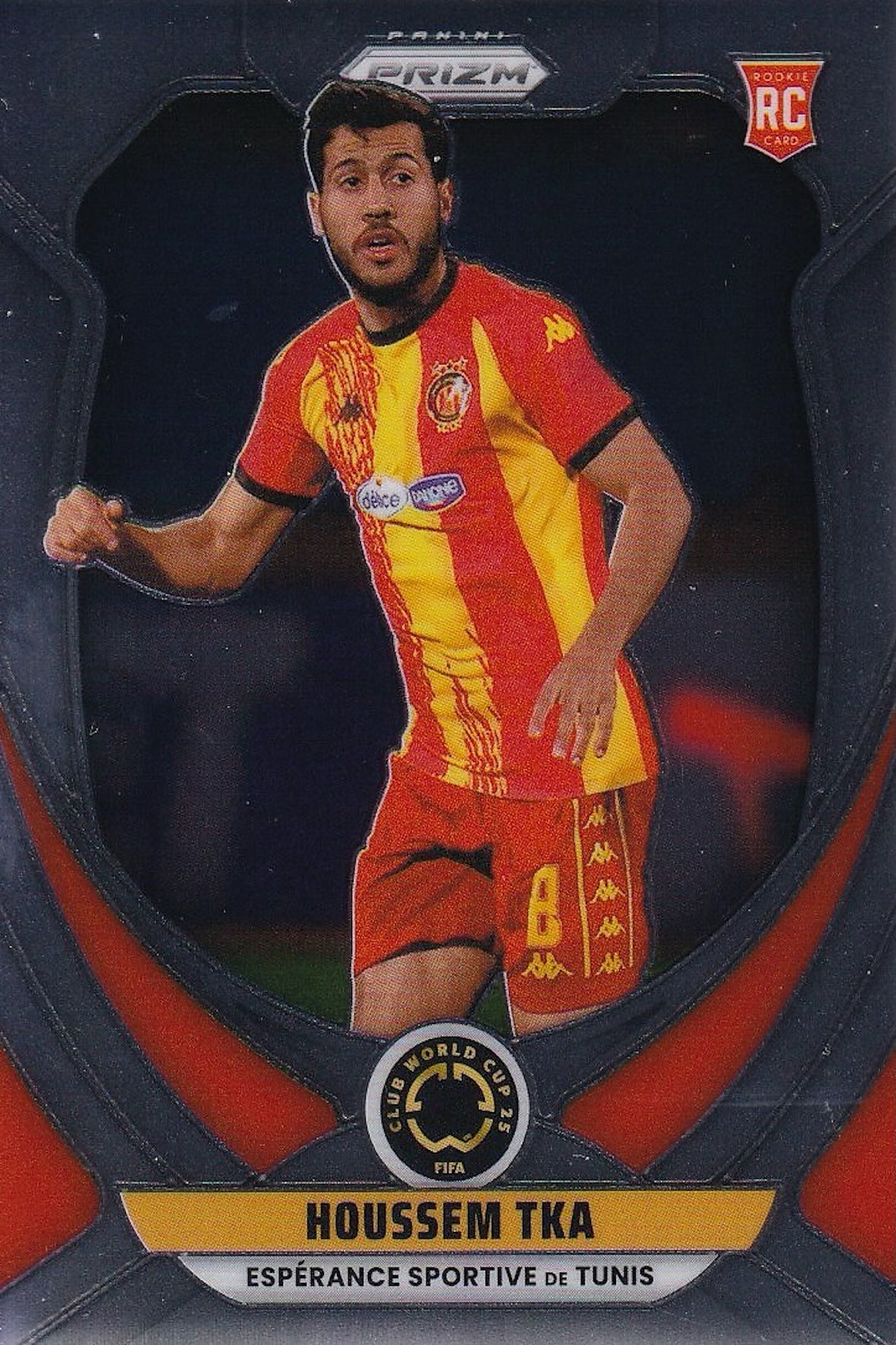 Houssem Tka Rookie (RC) Card #81 - Panini Prizm FIFA Club World Cup 25 (2025) - Esperance Sportive De Tunis