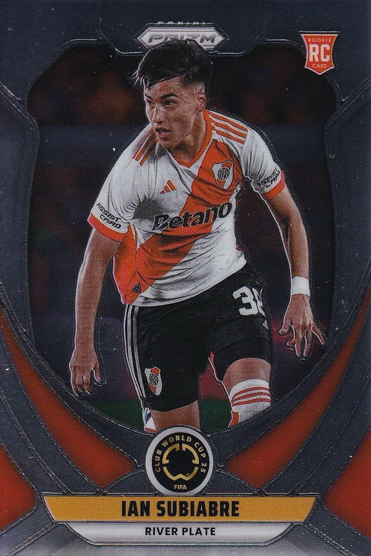 Ian Subiabre Base Rookie RC Card #176 - Panini Prizm FIFA Club World Cup 25 (2025) - River Plate