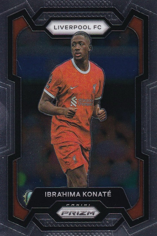 Ibrahima Konate Base Card #82 - 2023-24 Panini Prizm Premier League Soccer (Liverpool)