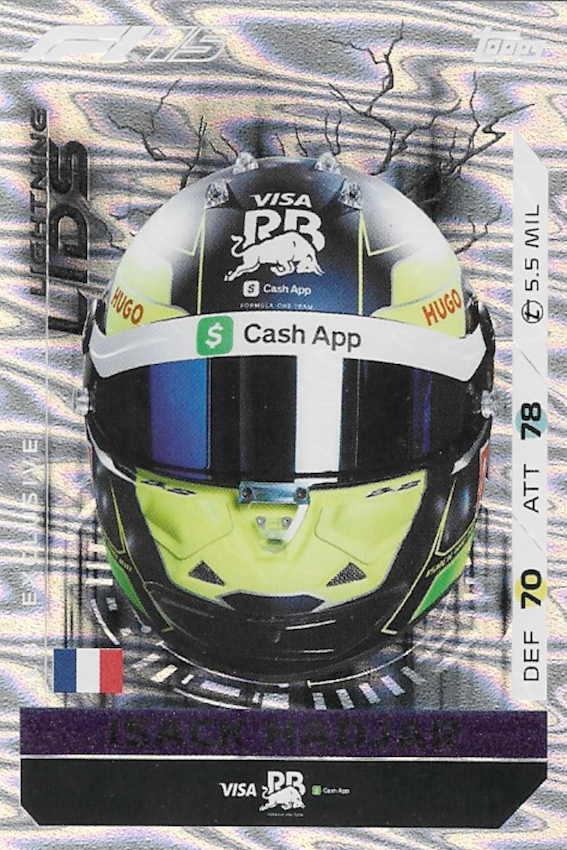 Isack Hadjar EXCLUSIVE CARD #LL8 - Topps Turbo Attax 2025 F1 (FORMULA ONE)