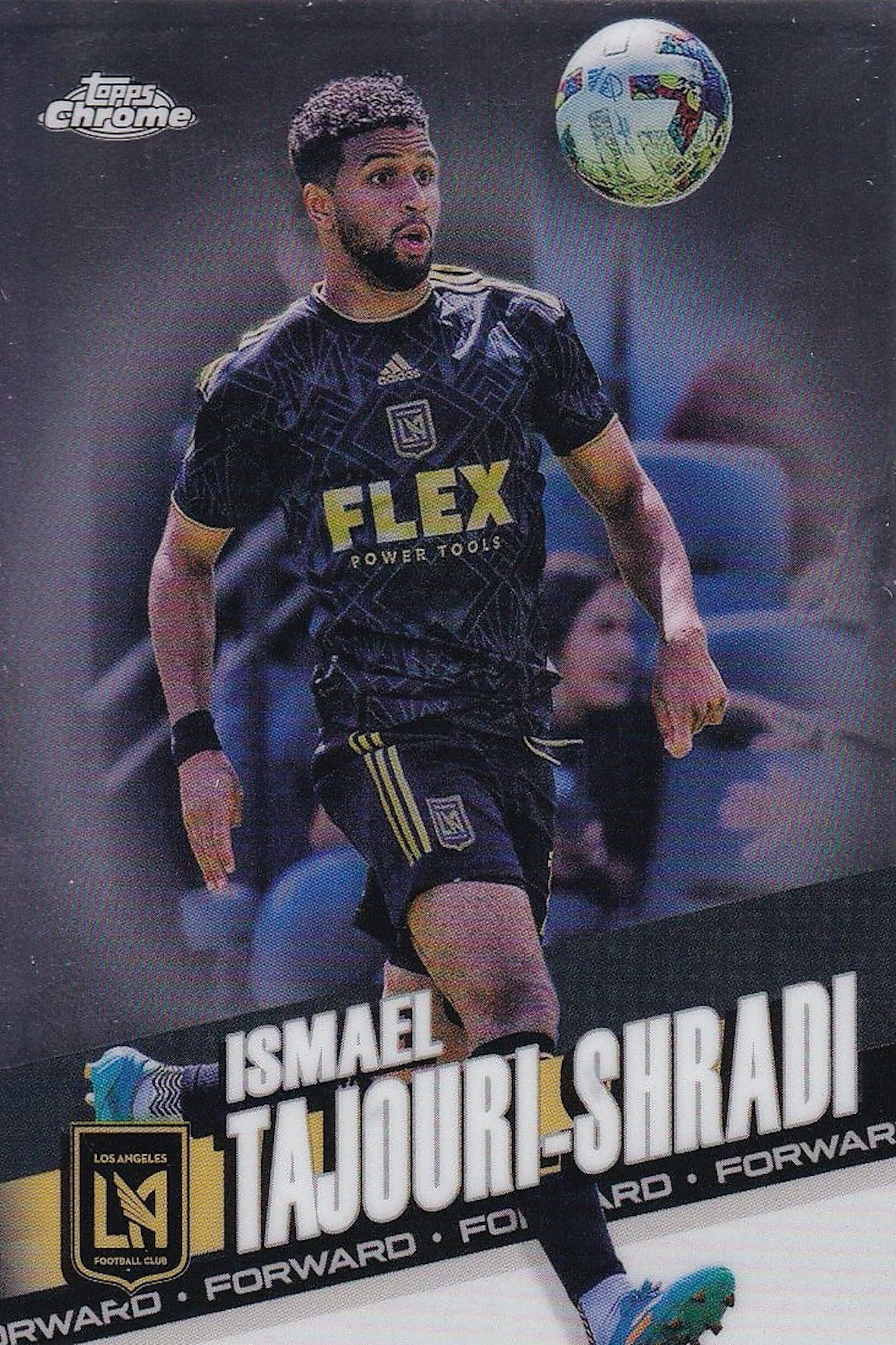 Ismael Tajouri Shradi Base Card #178 - Topps Chrome 2022 MLS - Los Angeles FC