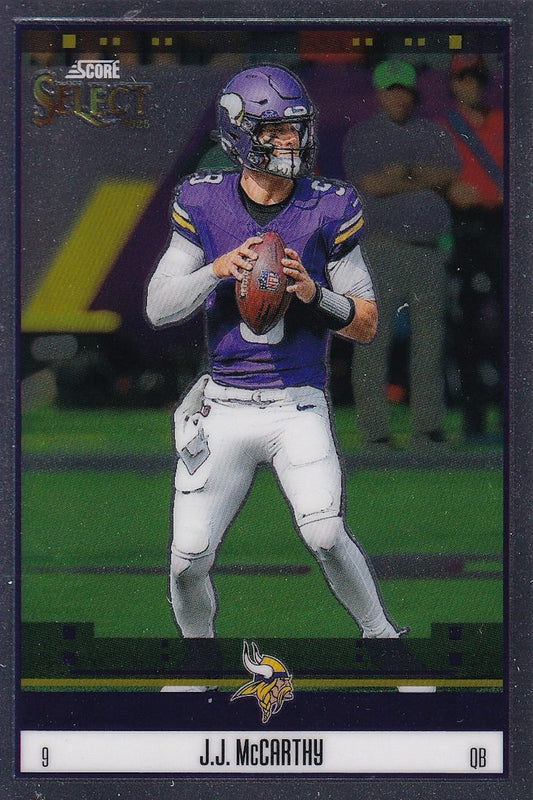 J.J.McCarthy Card #20 - 2025 Panini Select Football | Minnesota Vikings