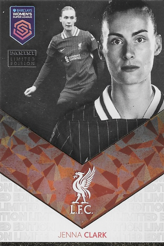 JENNA CLARK Limited Edition Card - Panini Adrenalyn XL Women's Super League 2025 - Liverpool