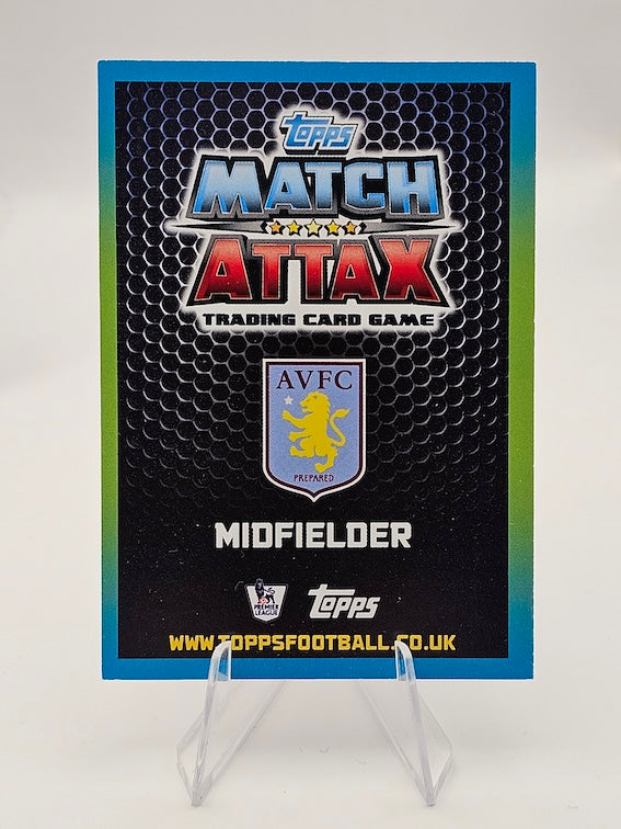 Jack Grealish Rookie Card #49 - Topps Match Attax 2015/2016 (15/16) Aston Villa