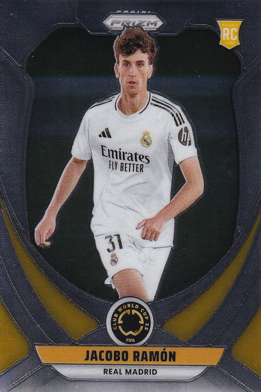 Jacobo Ramon Rookie (RC) Base Card #166 - Panini Prizm FIFA Club World Cup 25 (2025) - Real Madrid