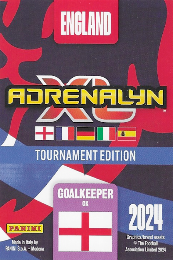 James Trafford Next Gen Card No 73 - Adrenalyn XL England 2024 Tournament Edition by Panini