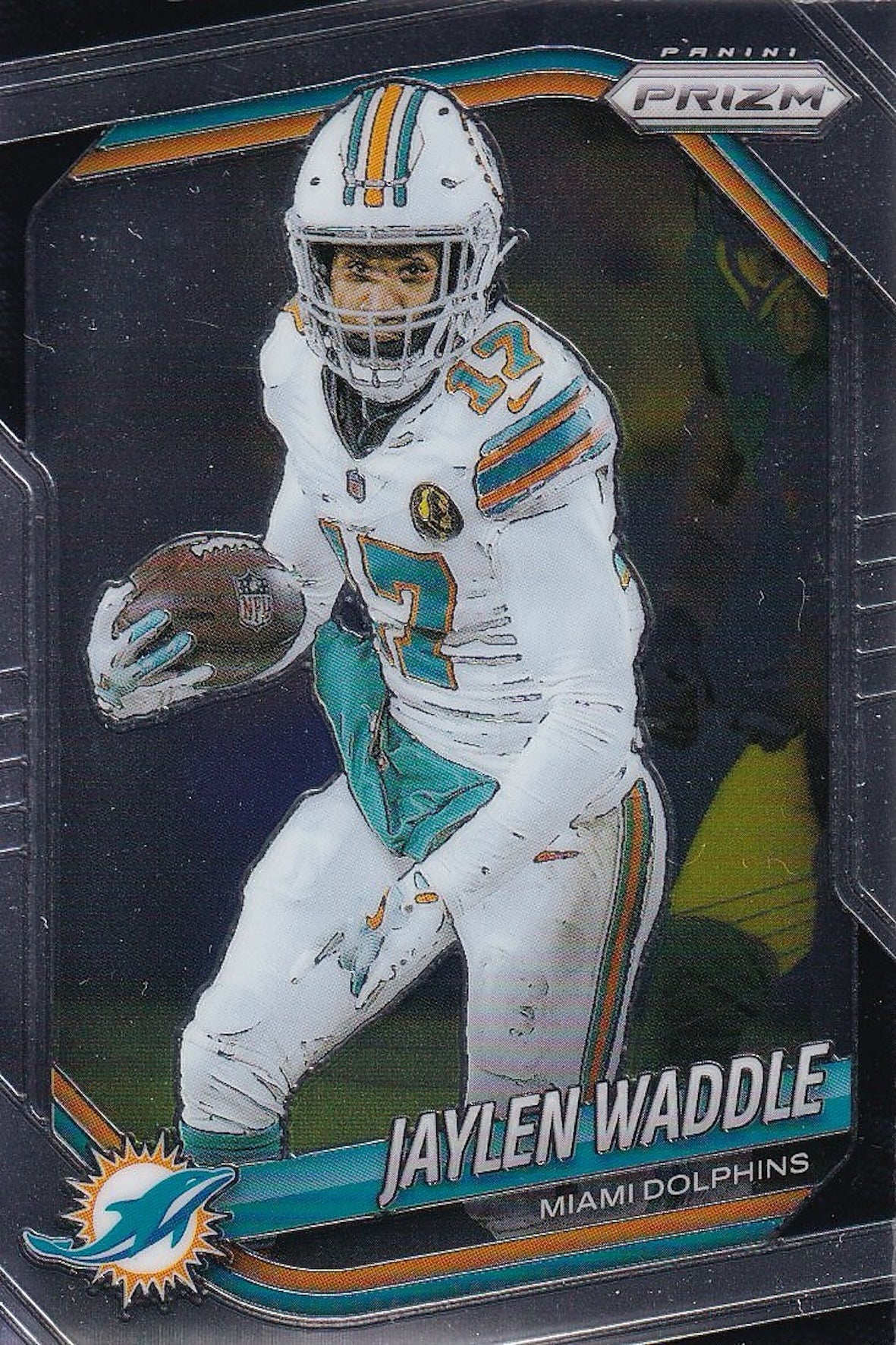 Jaylen Waddle Base Card #172 - 2025 Panini Prizm Football | Miami Dolphins