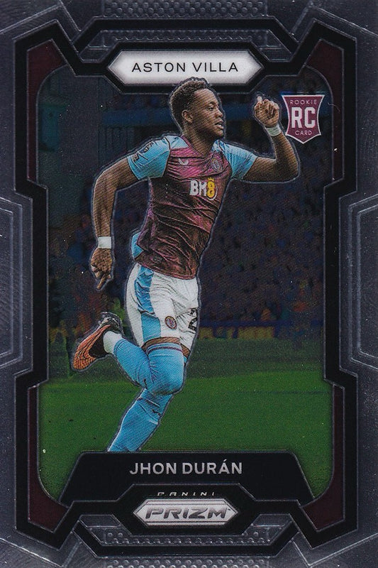 Jhon Duran Rookie Card #109 - Panini Prizm Premier League 23-24 (Aston Villa) 2023-2024