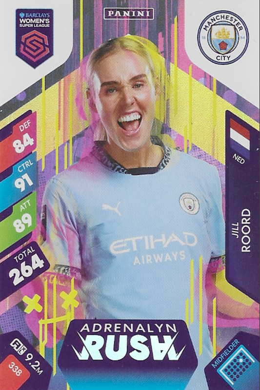 Jill Roord Adrenalyn Rush Card #338 - 2025 Women's Super League WSL - Panini Adrenalyn XL