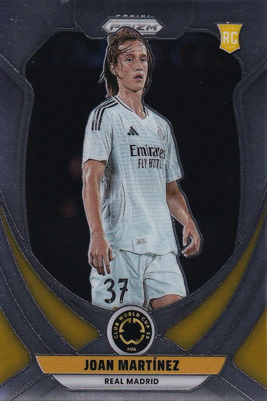 Joan Martinez Rookie (RC) Base Card #162 - Panini Prizm FIFA Club World Cup 25 (2025) - Real Madrid