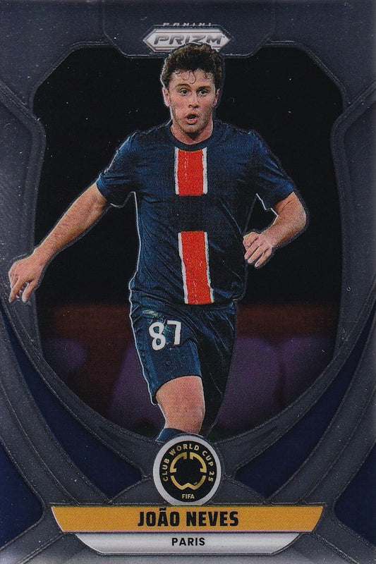 João Neves 2025 Panini Prizm FIFA Club World Cup Base Card #46 Paris Saint-Germain