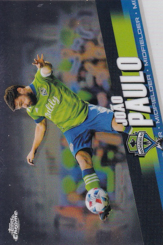 Joao Paulo Base Card #1 Topps Chrome 2022 MLS - Seattle Sounders FC