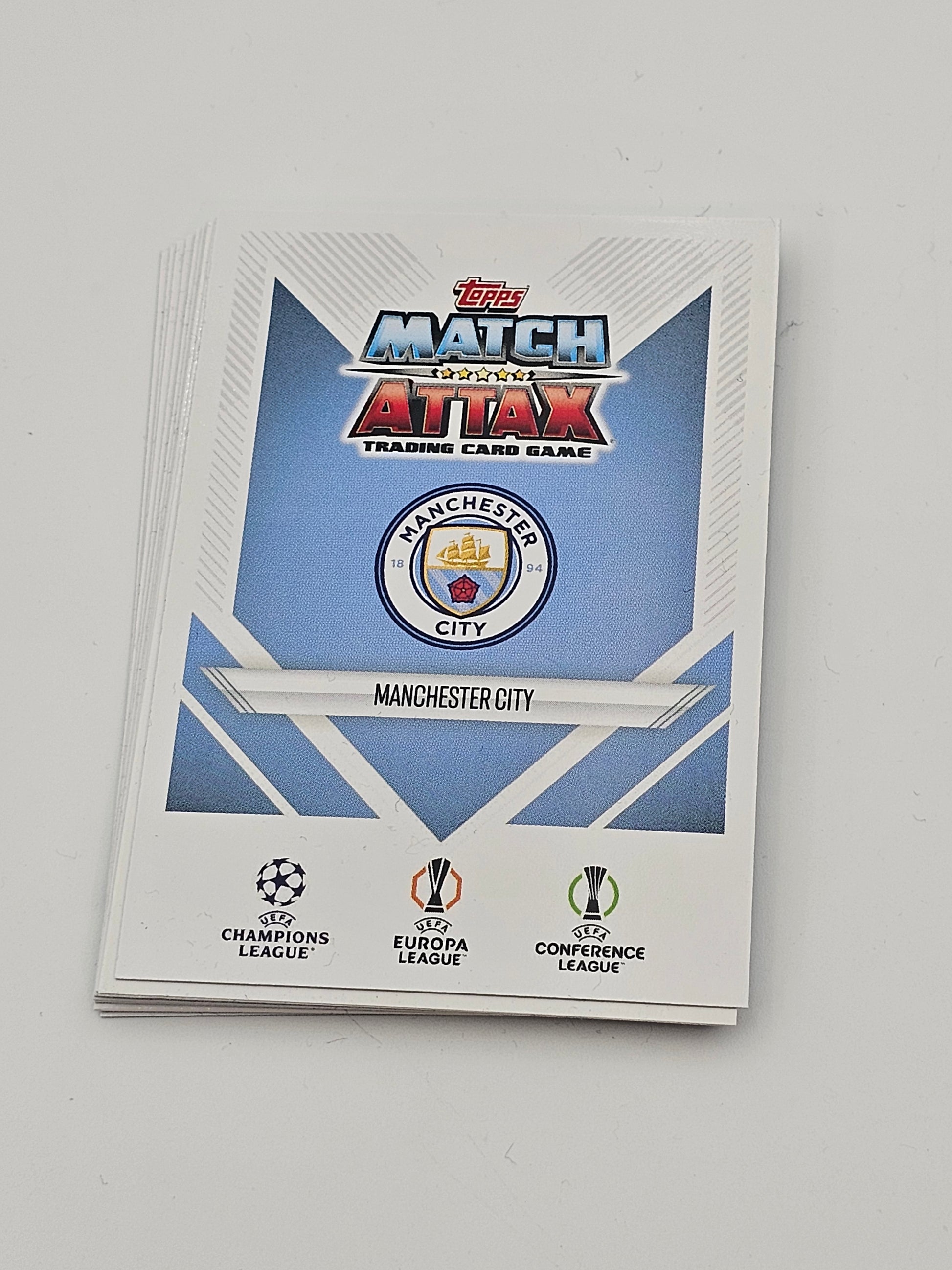 Job Lot/Bundle of 12x Blue Crystal Parallel Team/Club Crest Cards - Topps Match Attax 24/25 (2024/2025) 