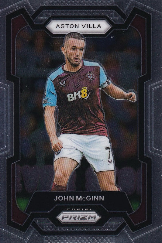 John McGinn Base Card #114 - Panini Prizm Premier League 23-24 2023-2024 (Aston Villa)