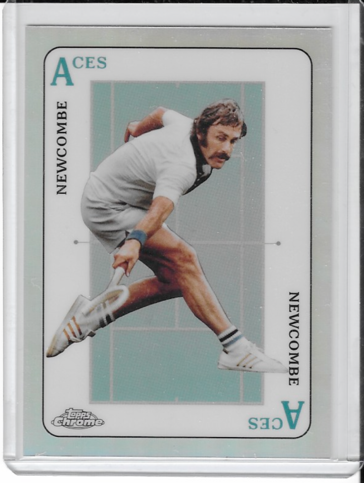 John Newcombe Aces Refractor Card