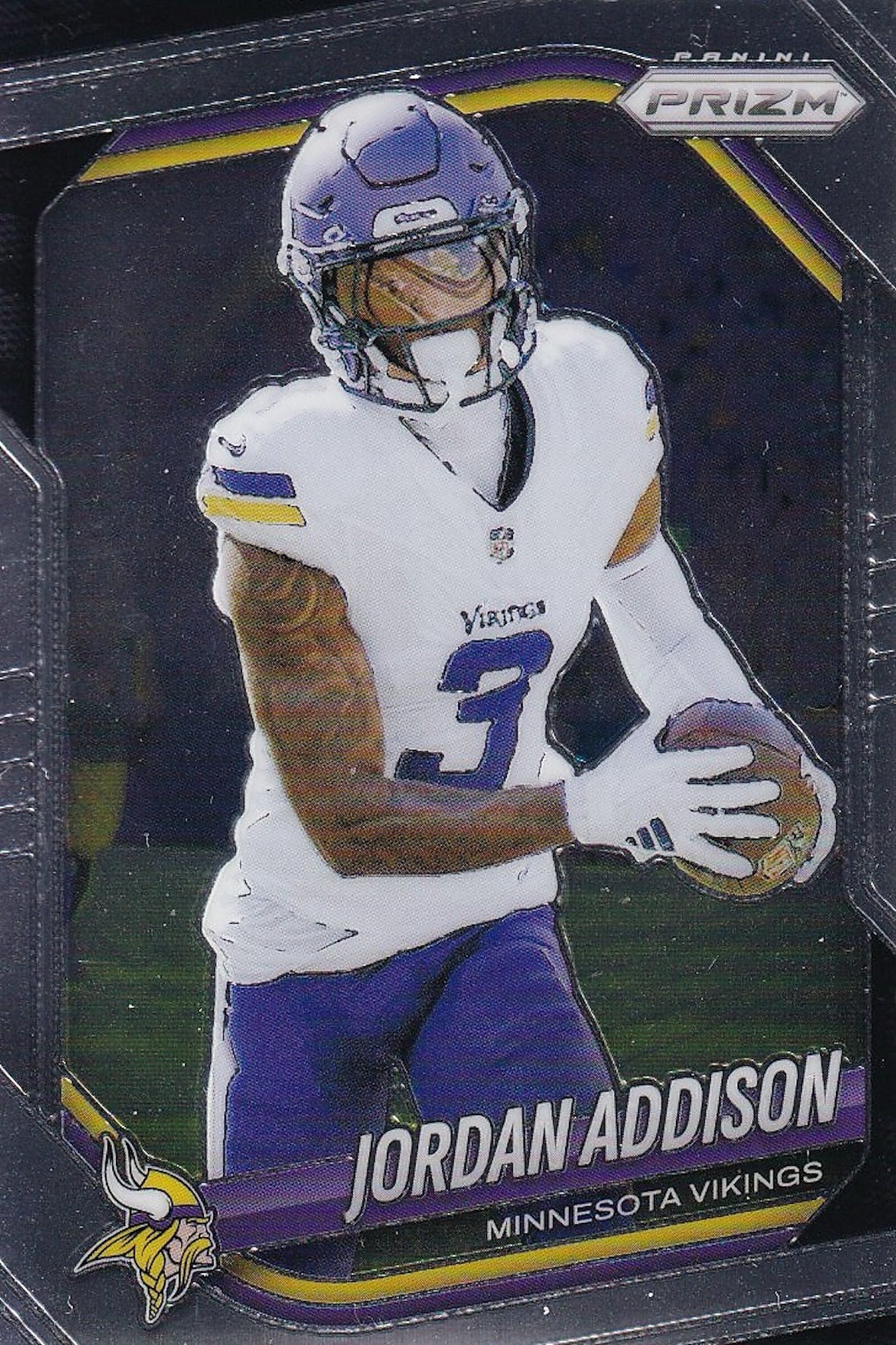 Jordan Addison Base Card #19 - 2025 Panini Prizm Football