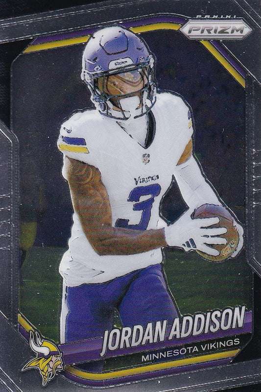 Jordan Addison Base Card #19 - 2025 Panini Prizm Football
