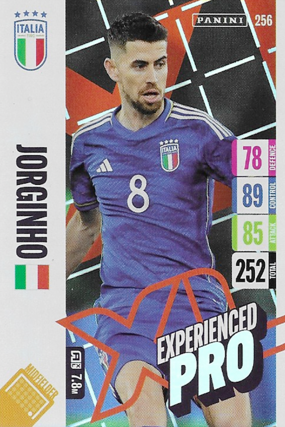 Jorginho  Experienced Pro Card Number 256 - Adrenalyn XL England 2024 Tournament Edition