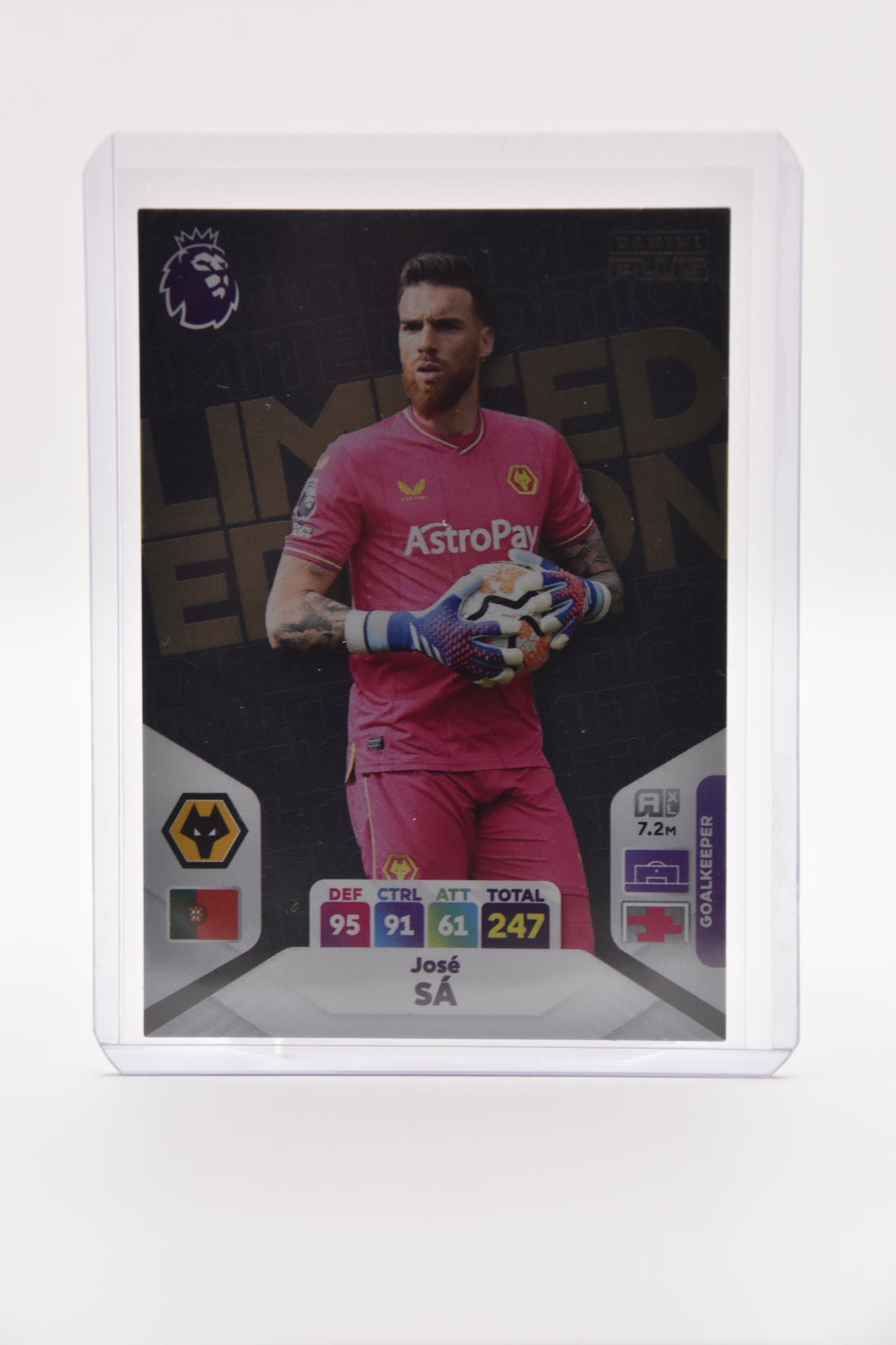 Jose Sa Limited Edition Card - Adrenalyn XL Premier League PLUS 2024