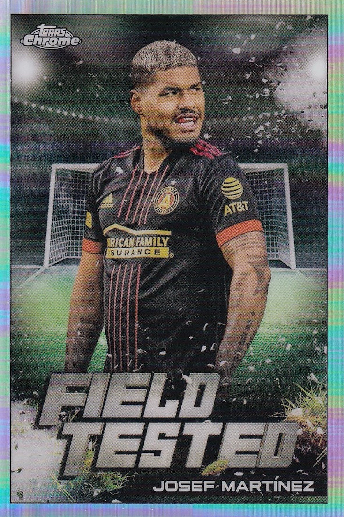 Josef Martinez Field Tested Card #FT-1 - Topps Chrome 2022 MLS - Atlanta United FC
