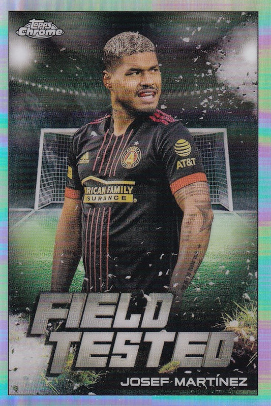 Josef Martinez Field Tested Card #FT-1 - Topps Chrome 2022 MLS - Atlanta United FC