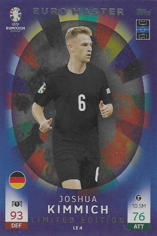 Joshua Kimmich Limited Edition Card LE4 - Topps Match Attax EURO 2024