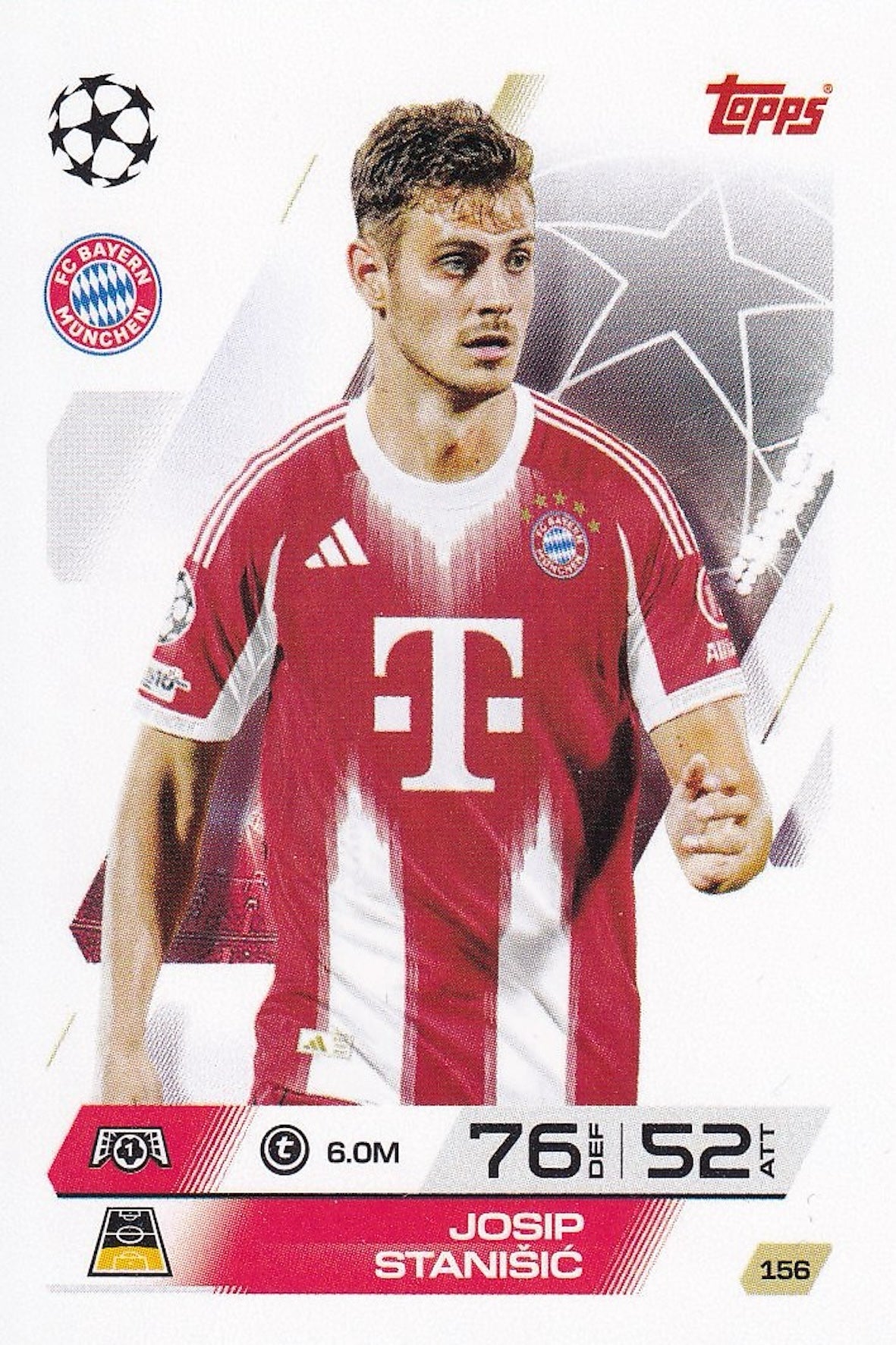Josip Stanisic Base Card #156 - Topps Match Attax 25/26 (2025/2026) Bayern Munich