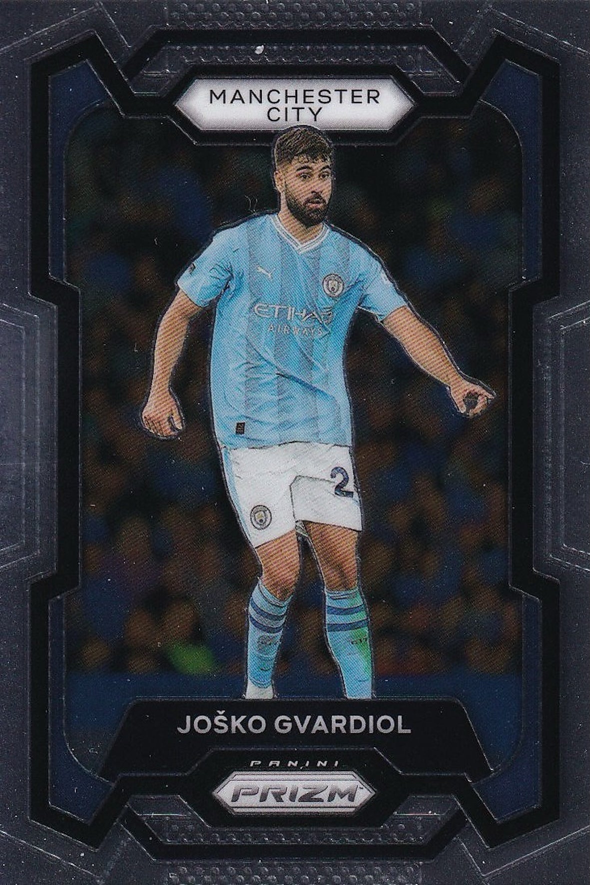 Josko Gvardiol Base Card #18 - 2023-24 Panini Prizm Premier League Soccer - Manchester City