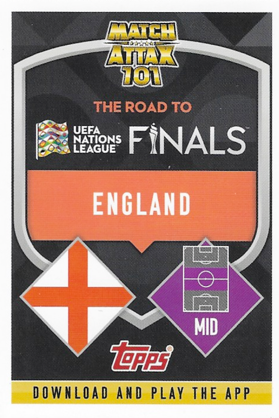 Jude Bellingham Limited Edition HH JB Card - Topps Match Attax 101 Nations League 2022 (Mint)