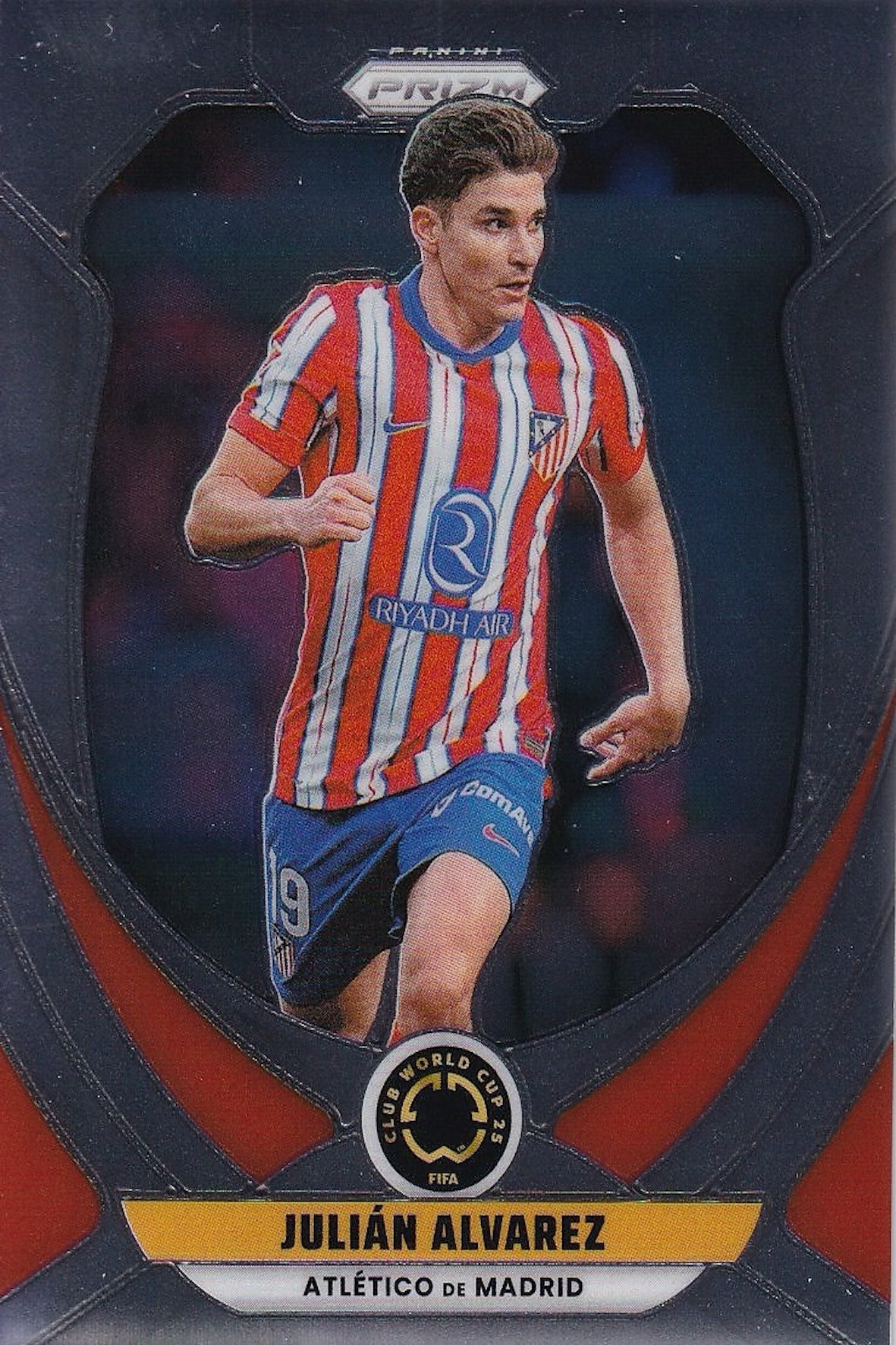 Julián Alvarez Base Card #25 - Panini Prizm FIFA Club World Cup 25 (2025) - Atlético Madrid